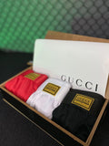 Cueca Sport Kit 3 peças (PREMIUM) GUCCI